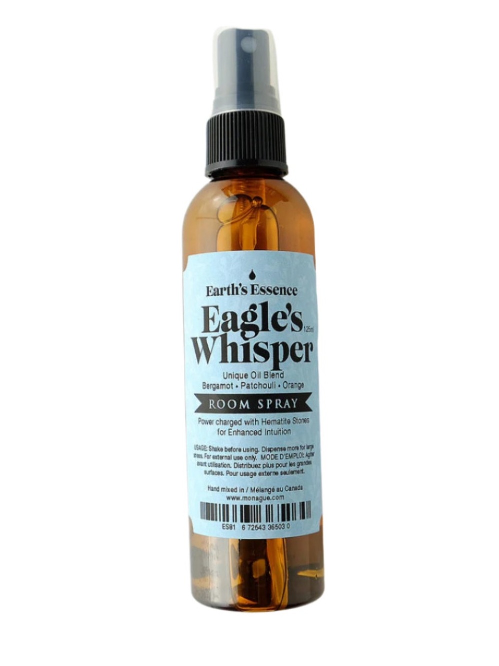 Earth’ Essence Eagle's Whisper Room Spray with Hematite Stones 125ml